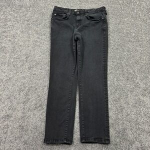 Eddie Bauer Jeans Mens 34x30 Black Slim Stretch Medium Wash Denim Casual Work